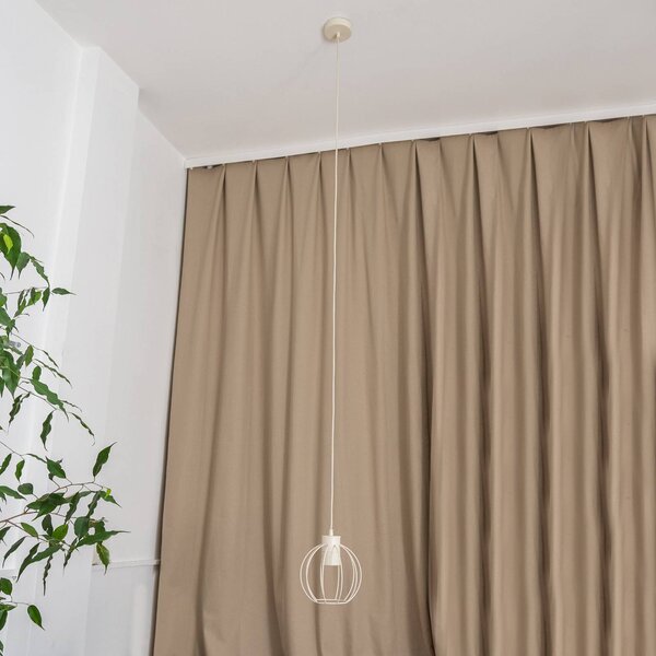 Lampa wisząca STARLIGHT HELAM, kremowy / amber, salon / jadalnia, metal