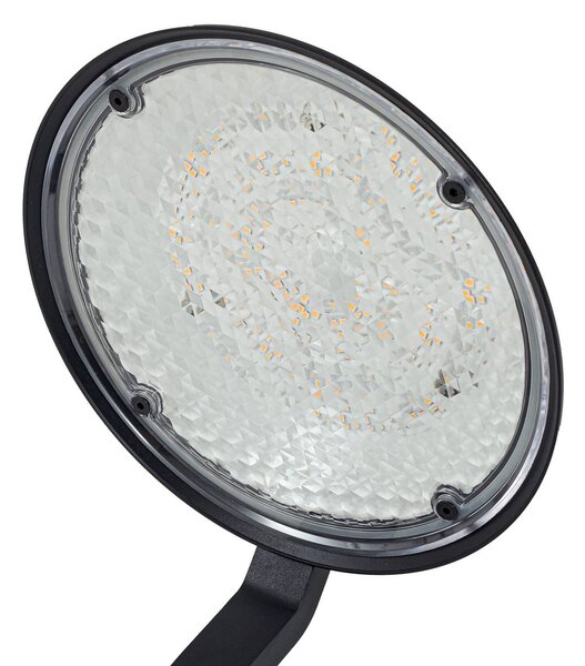 Lindby Lampa z grotem ziemnym LED Capelo, czarna, metalowa, 77 cm Capelo, czarny, aluminium, nowoczesny