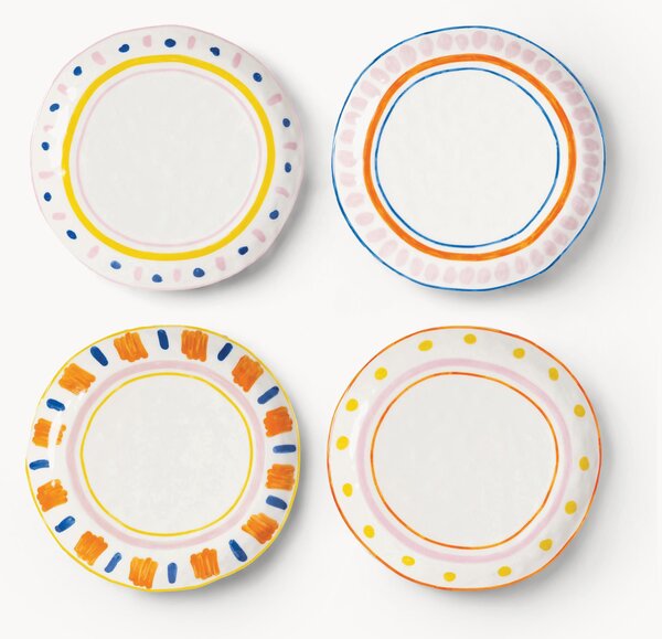 Komplet talerzy śniadaniowych z porcelany Boavista, 4 elem