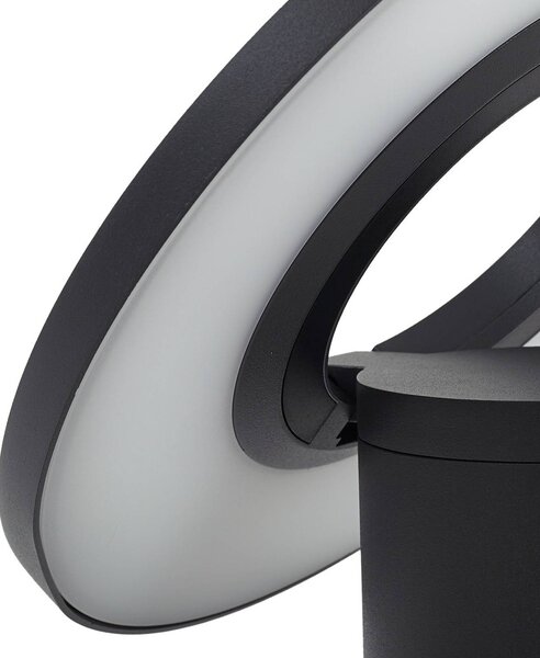 Słupek oświetleniowy LED Tovio Arcchio, aluminiowy / szary / cynkowy, aluminium, nowoczesny