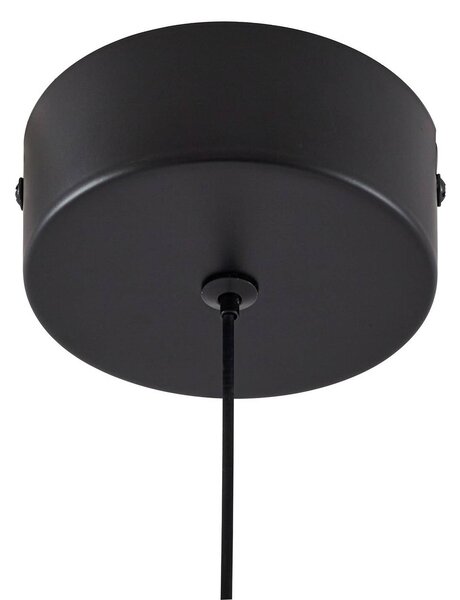 Lampa wisząca szklana Hayley Lucande, przezroczysty / transparentny, salon / jadalnia, szkło, nowoczesny