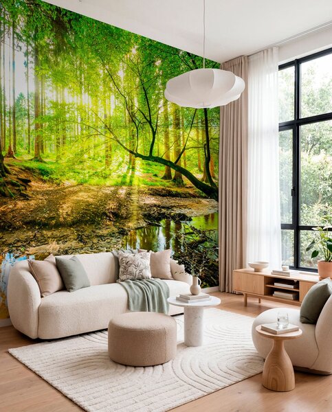 Fototapety Przejrzystość leśnego potoku, Fototapety Natura, u93621 : Uwalls.pl