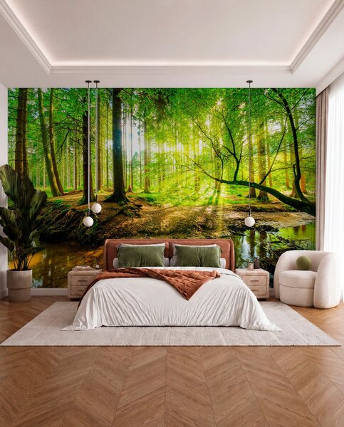 Fototapety Przejrzystość leśnego potoku, Fototapety Natura, u93621 : Uwalls.pl