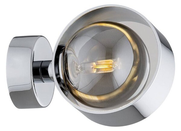 Lampa sufitowa Mado Argon, możliwość ściemniania, chromowy / srebrny, łazienka, metal, nowoczesny