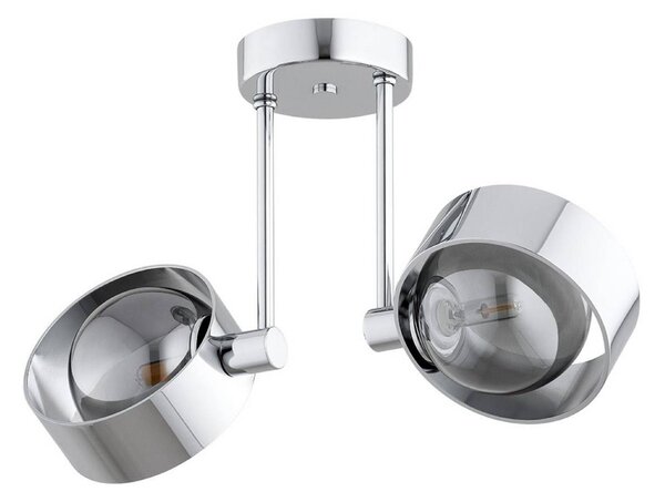 Lampa sufitowa Mado Argon, możliwość ściemniania, chromowy / srebrny, łazienka, metal, nowoczesny