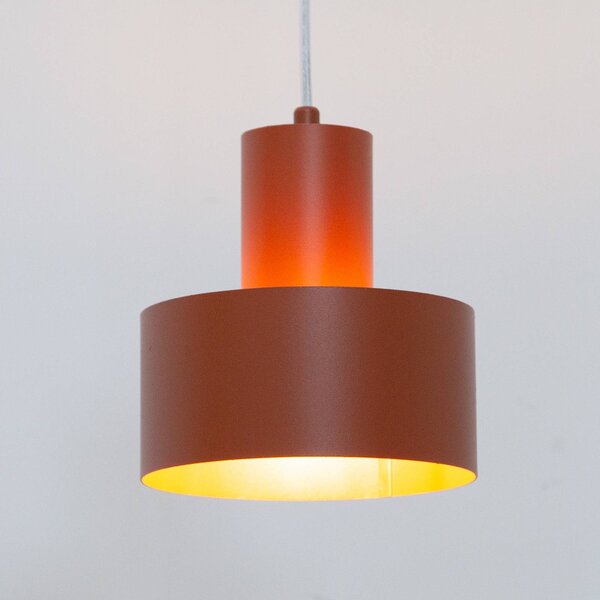 Lampa wisząca Rif S SIGMA, możliwość ściemniania, czerwony, salon / jadalnia, metal, nowoczesny