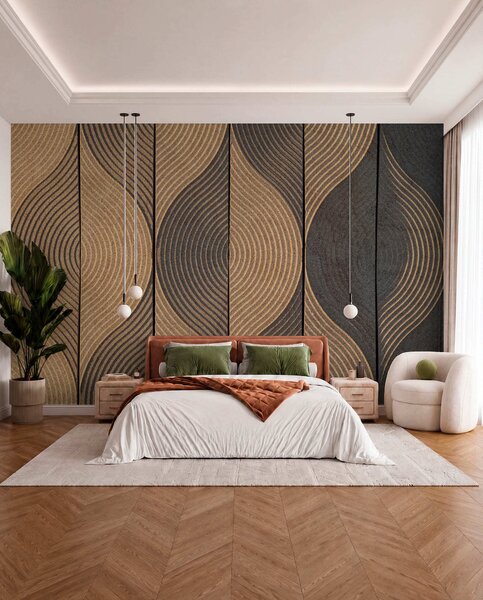 Fototapety Fale w stylu orientalnym, Fototapety Geometryczne, u75837 : Uwalls.pl