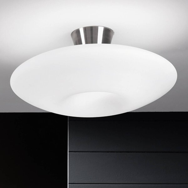 ORION Lampa sufitowa Blanc, możliwość ściemniania, biały / opal, salon / jadalnia, szkło, nowoczesny