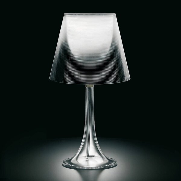 FLOS Lampa stołowa design MISS K, możliwość ściemniania, chromowy / srebrny, salon / jadalnia, tworzywo sztuczne, design