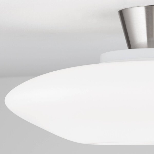 ORION Lampa sufitowa Blanc, możliwość ściemniania, biały / opal, salon / jadalnia, szkło, nowoczesny