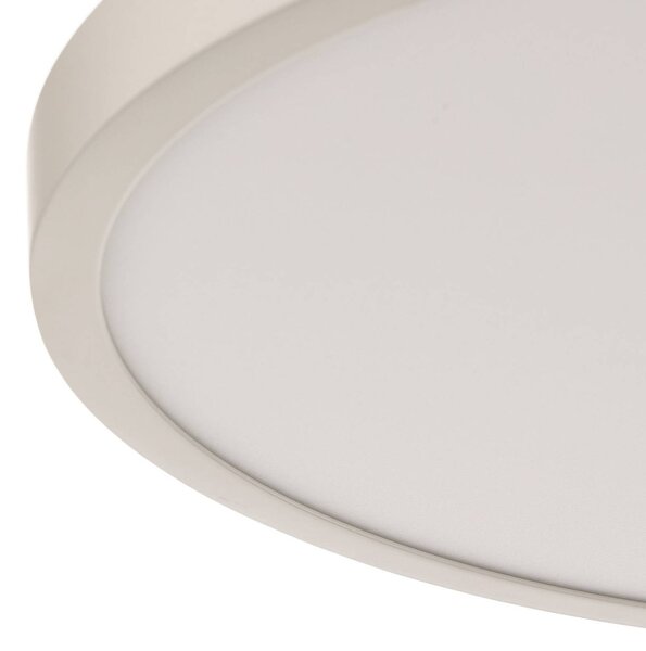 ORION Lampa sufitowa LED Lero, możliwość ściemniania, biały / opal, salon / jadalnia, aluminium, nowoczesny