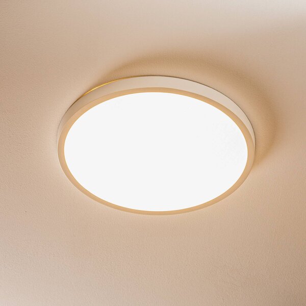 ORION Lampa sufitowa LED Lero, możliwość ściemniania, biały / opal, salon / jadalnia, aluminium, nowoczesny