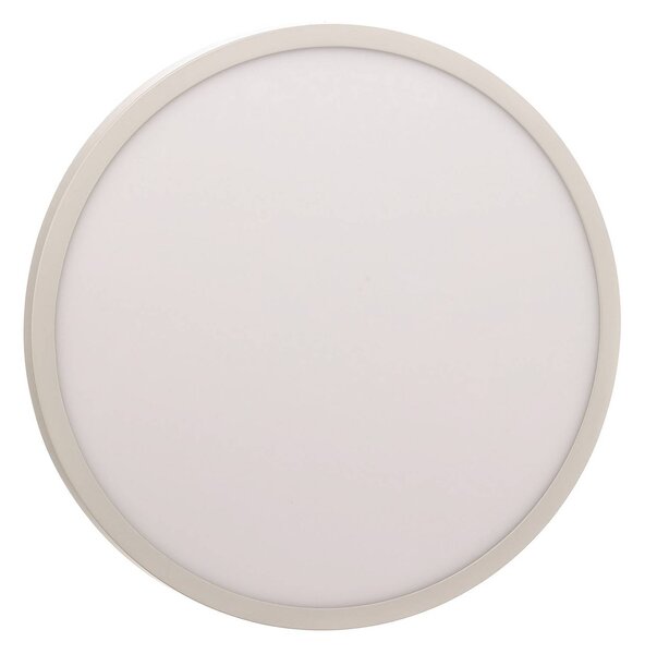 ORION Lampa sufitowa LED Lero, możliwość ściemniania, biały / opal, salon / jadalnia, aluminium, nowoczesny