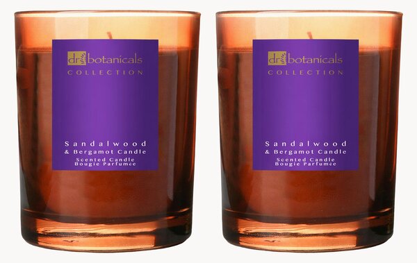 Komplet świec zapachowych The Sandalwood & Bergamot Harmony, 2 elem