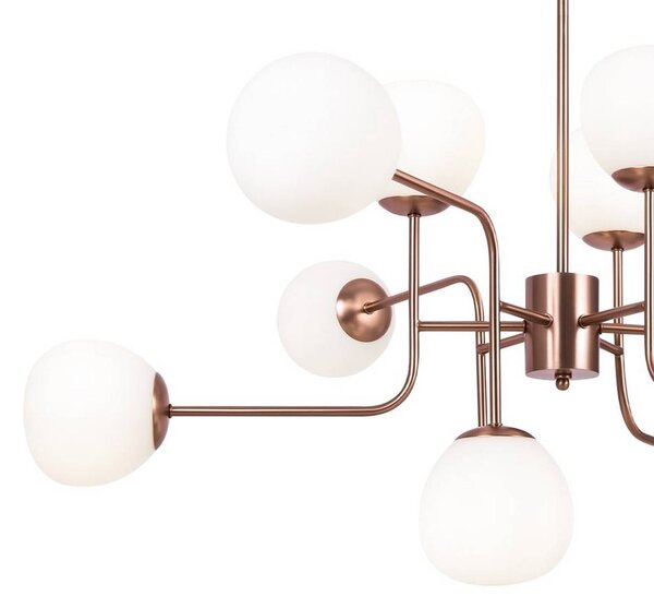 Maytoni Żyrandol Erich, możliwość ściemniania, mosiężny / złoty, salon / jadalnia, metal, nowoczesny