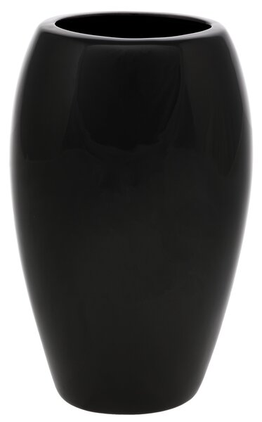 Wazon ceramiczny Jar1, 14 x 24 x 10 cm, czarny