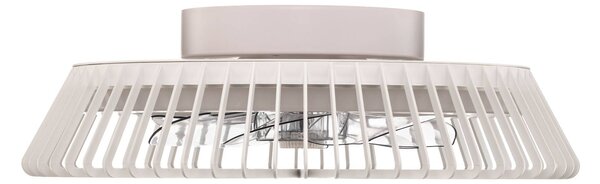 Mantra Iluminación Inteligentny wentylator sufitowy LED Himalaya, biały, DC, cichy, Tuya możliwość ściemniania, biały / opal, salon / jadalnia, metal, nowoczesny