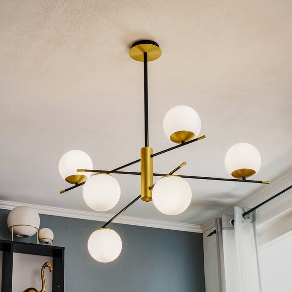 Maytoni Lampa wisząca Nostalgia, możliwość ściemniania, salon / jadalnia, szkło, nowoczesny