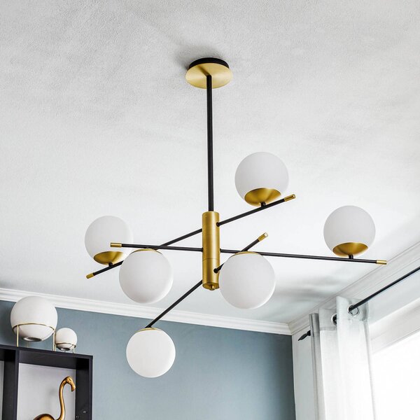Maytoni Lampa wisząca Nostalgia, możliwość ściemniania, salon / jadalnia, szkło, nowoczesny