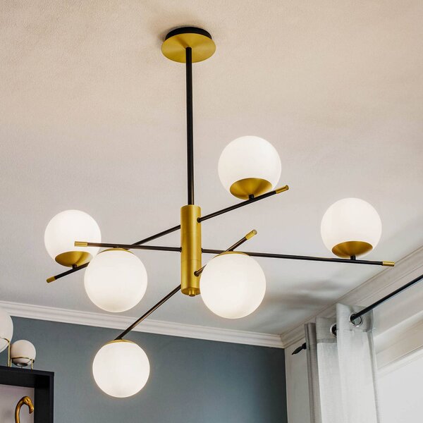 Maytoni Lampa wisząca Nostalgia, możliwość ściemniania, salon / jadalnia, szkło, nowoczesny