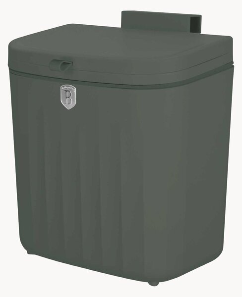 Wiszący kosz na śmieci Matte Green, 7 l