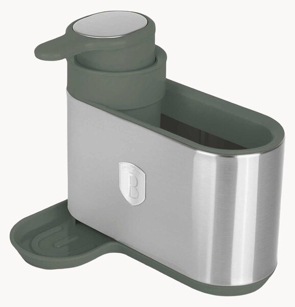 Organizer do zlewu z stali szlachetnej Matte Green