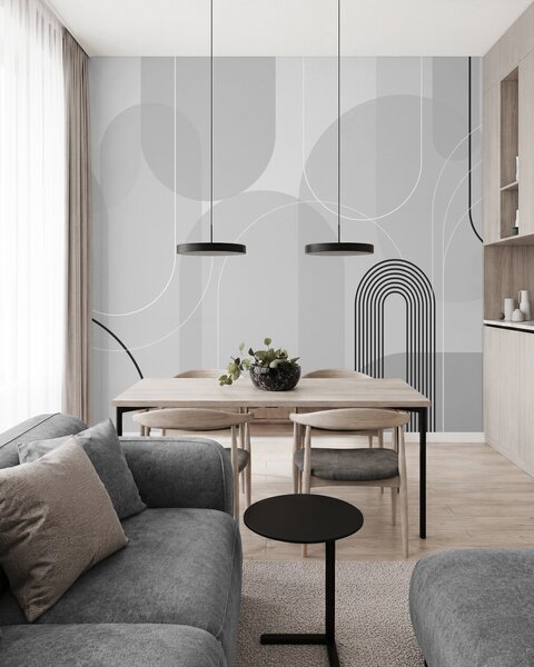 Fototapety Stylowe minimalistyczne łuki, Fototapety Abstrakcja, w02826v1 : Uwalls.pl