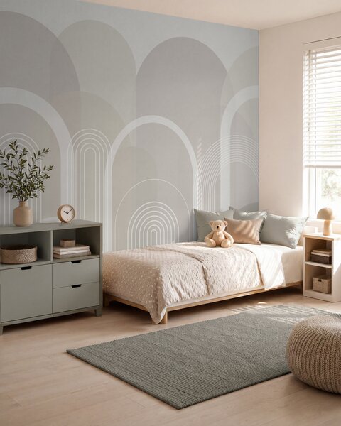 Fototapety Geometryczne łuki boho, Fototapety Abstrakcja, w02935v1 : Uwalls.pl