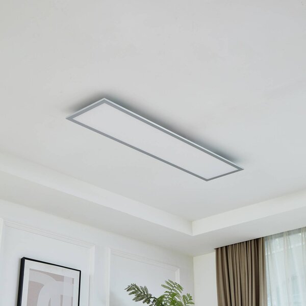 Lampa sufitowa LED Lyndra Arcchio, możliwość ściemniania, aluminiowy / szary / cynkowy, salon / jadalnia, aluminium, nowoczesny