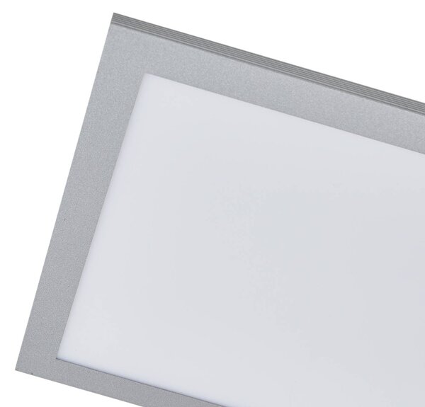 Lampa sufitowa LED Lyndra Arcchio, możliwość ściemniania, aluminiowy / szary / cynkowy, salon / jadalnia, aluminium, nowoczesny