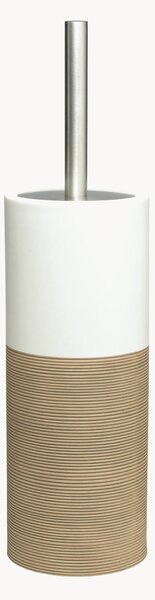 Szczotka do WC z pojemnikiem z porcelany Doppio