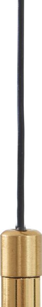 Lampa wisząca szklana Joran Lucande, biały / opal, salon / jadalnia, szkło, nowoczesny
