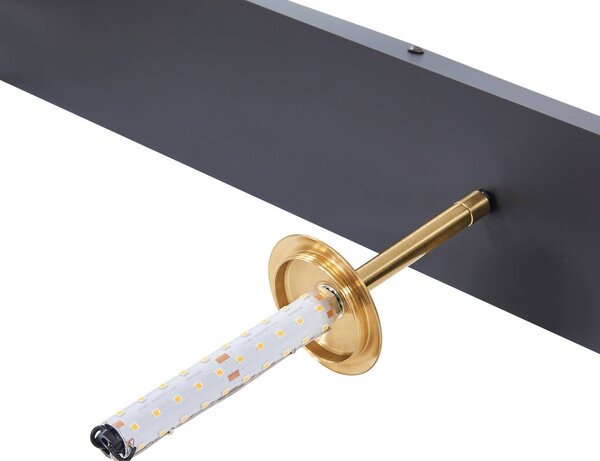 Lampa wisząca szklana Joran Lucande, biały / opal, salon / jadalnia, szkło, nowoczesny