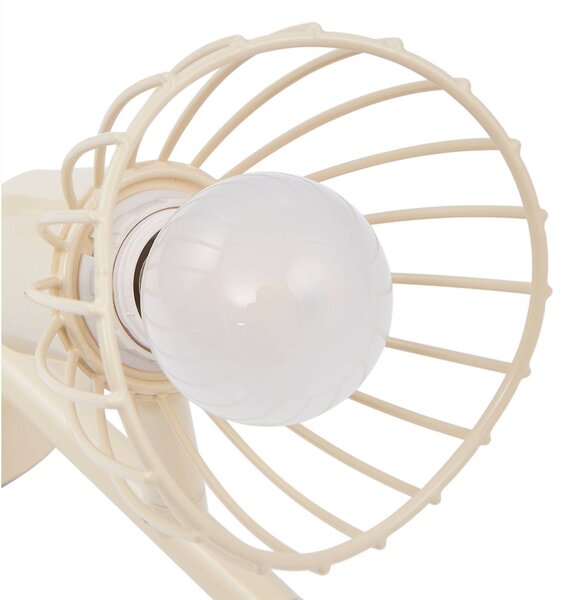 Lampa sufitowa Piena Lindby, możliwość ściemniania, kremowy / amber, salon / jadalnia, metal, nowoczesny