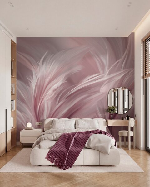 Fototapety Eleganckie pióra w odcieniach różu, Fototapety Abstrakcja, w05658v1 : Uwalls.pl