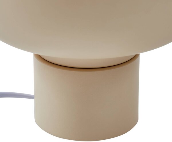 Lampa stołowa Fiora Lindby, kremowy / amber, salon / jadalnia, metal, nowoczesny