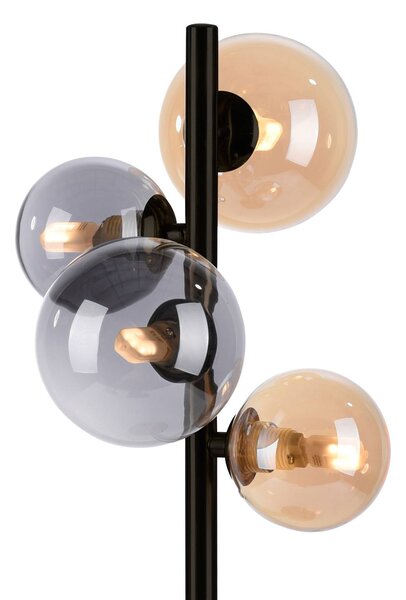 Paul Neuhaus Lampa stołowa Popsicle, czarny, salon / jadalnia, metal, nowoczesny