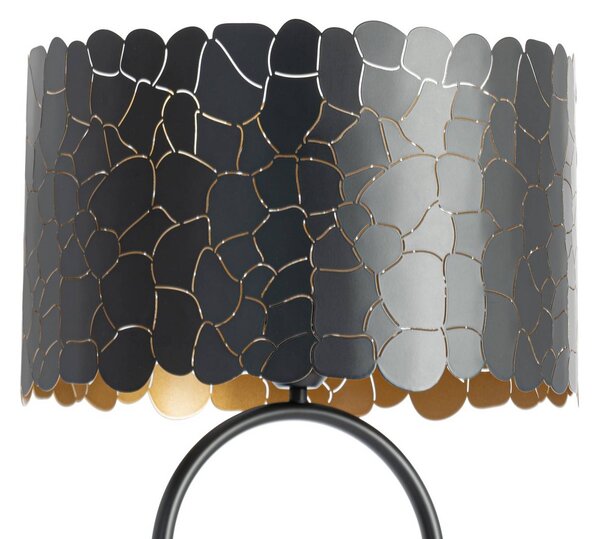 Lampa stojąca Aralena Lindby, czarny, salon / jadalnia, metal, nowoczesny