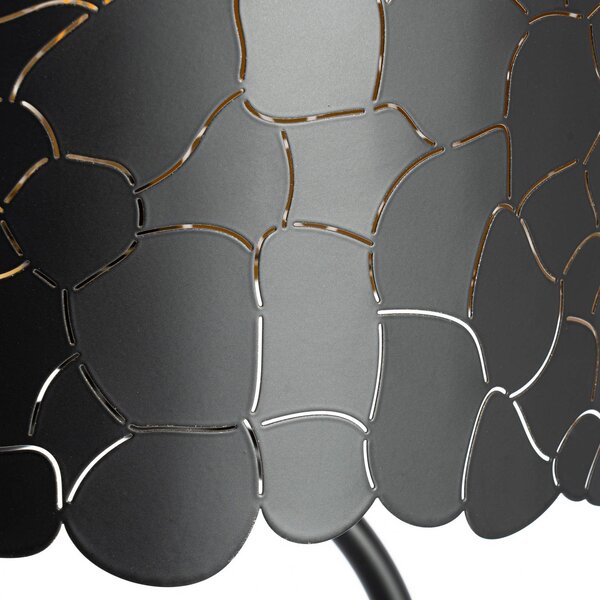Lampa stojąca Aralena Lindby, czarny, salon / jadalnia, metal, nowoczesny