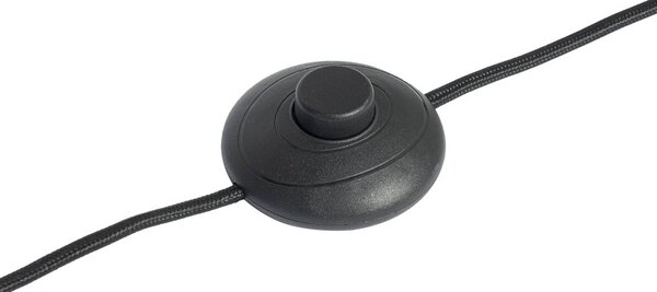 Lampa stojąca Aralena Lindby, czarny, salon / jadalnia, metal, nowoczesny