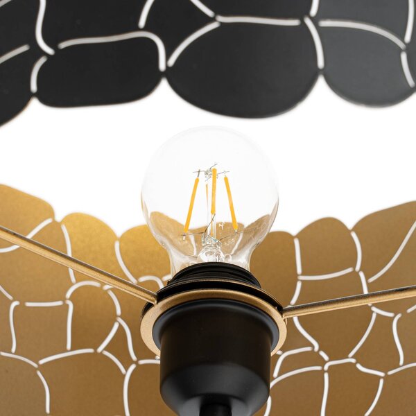 Lampa stojąca Aralena Lindby, czarny, salon / jadalnia, metal, nowoczesny