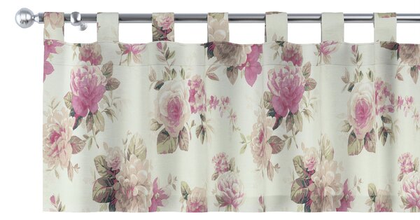 Lambrekin na szelkach kolor wielokolorowy tkanina wzorzysta