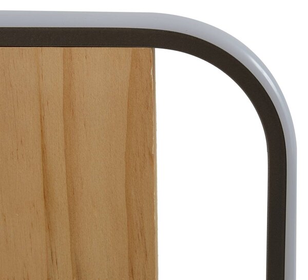 Lampa stojąca LED Romilda Lindby, jasne drewno, salon / jadalnia, dworkowy / rustykalny