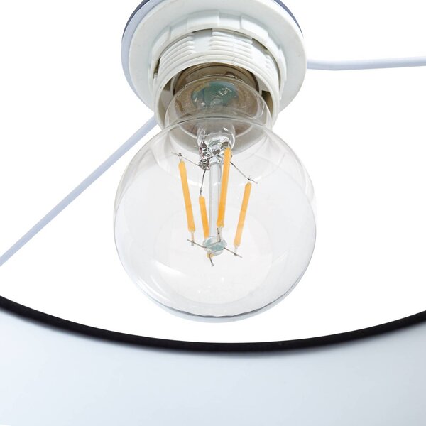 Lampa stojąca Hillary Lindby, czarny, salon / jadalnia, tkanina / materiał / jedwab, nowoczesny