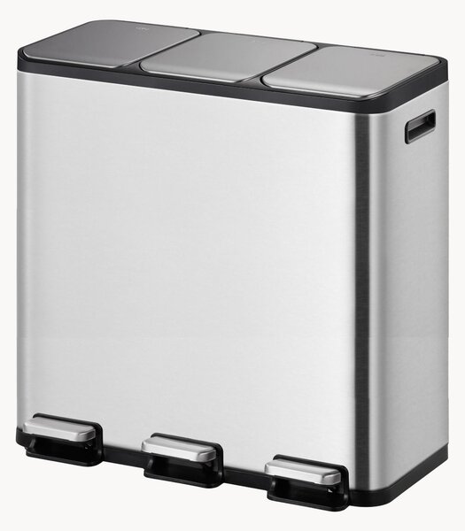 Kosz na śmieci z funkcją pedału EcoCasa, 3 x 15 l