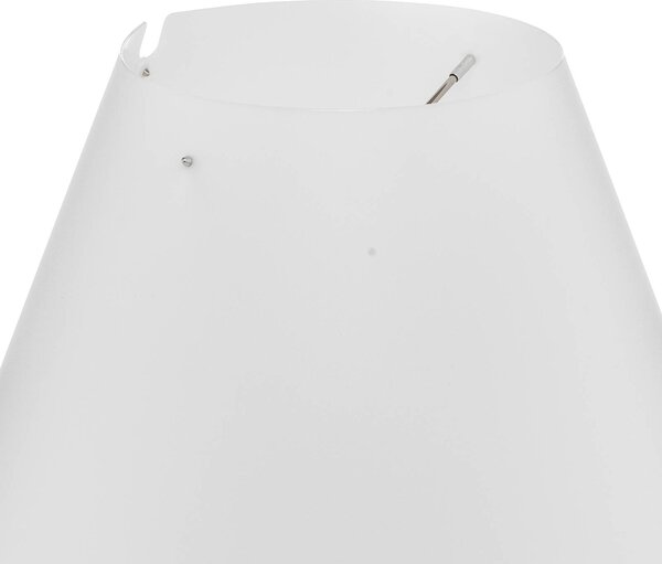 Luceplan Lampa stołowa Costanzina, biały / opal, salon / jadalnia, aluminium, design
