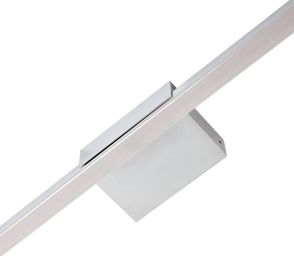 Kinkiet Kivana Lucande, chromowy / srebrny, łazienka, aluminium, nowoczesny