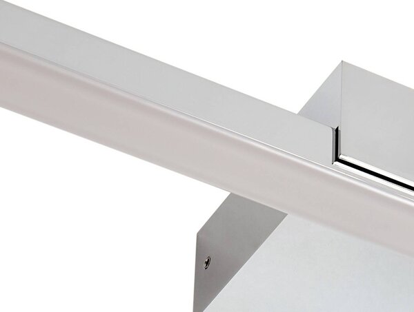 Kinkiet Kivana Lucande, chromowy / srebrny, łazienka, aluminium, nowoczesny