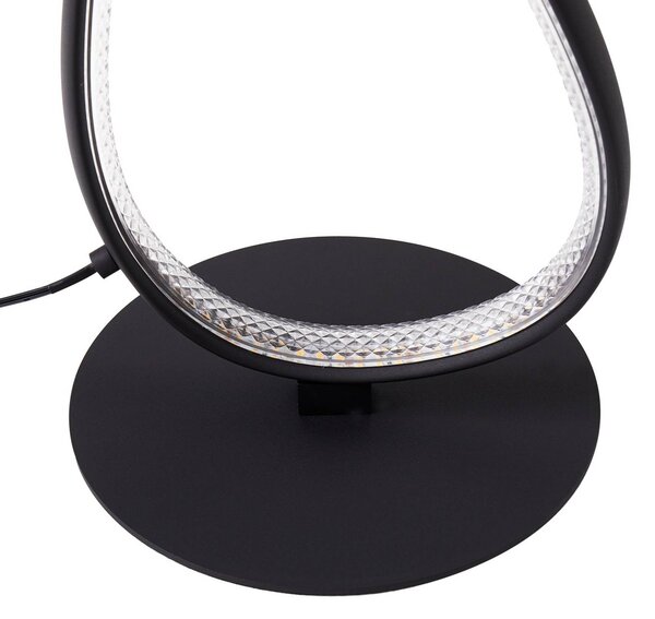 Lampa stojąca LED Rodado Lucande, czarny, salon / jadalnia, aluminium, nowoczesny