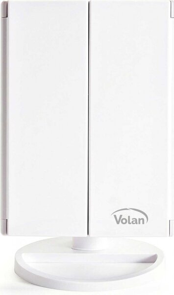 Lusterko Do MAKIJAŻU Powiększające 3X Kosmetyczne PODŚWIETLANE LED | VOLAN